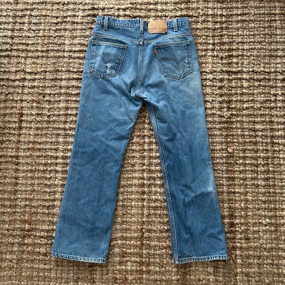 Vintage Women's Levi’s light wash 517 Bootcut Jeans – Made in USA – Size 34 - Picture 5 of 13